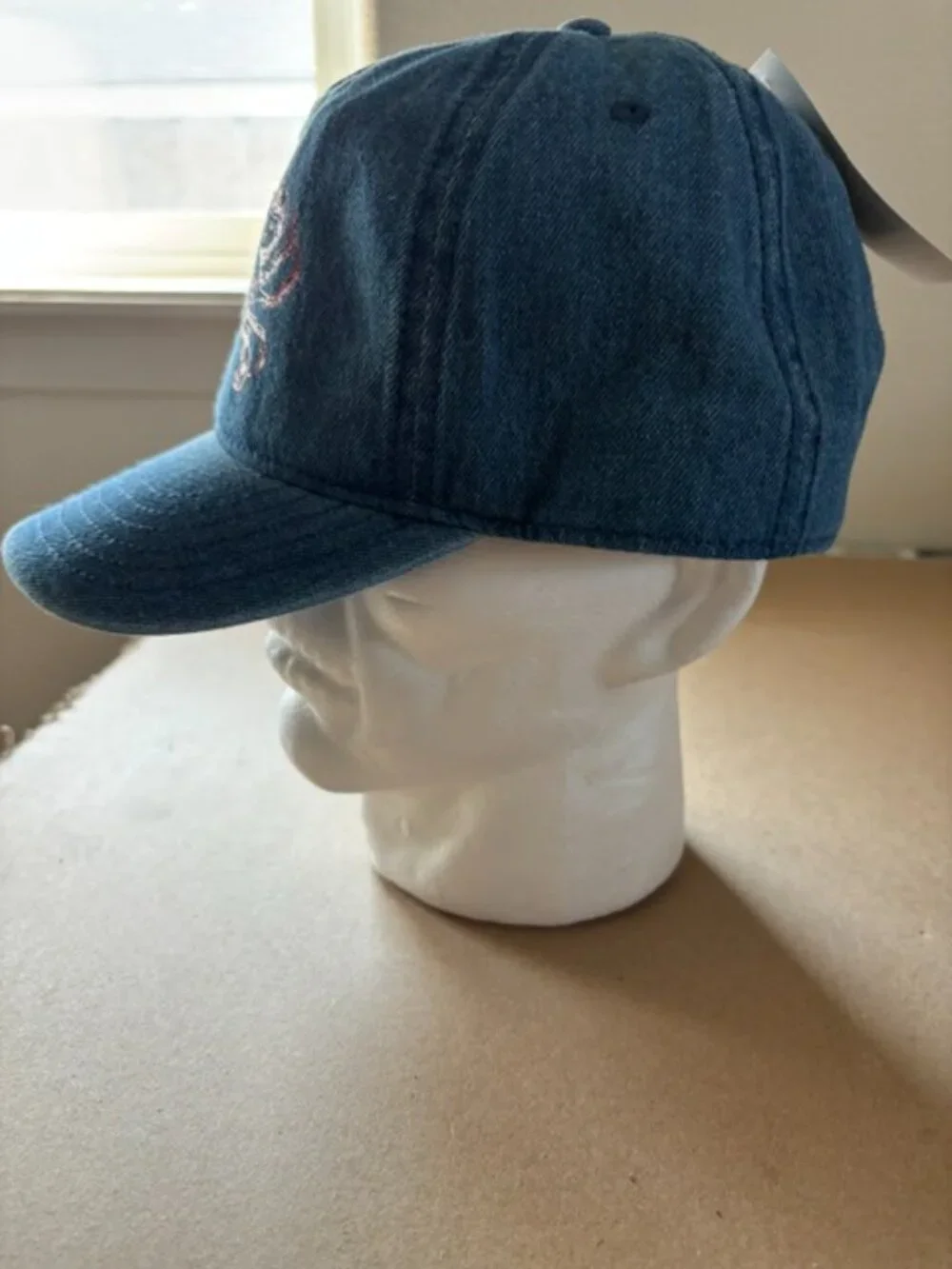 Denim/Jeans Blue Crab/Zodiac Cancer Adjustable Hat Baseball Cap Unisex NEW w/tag
